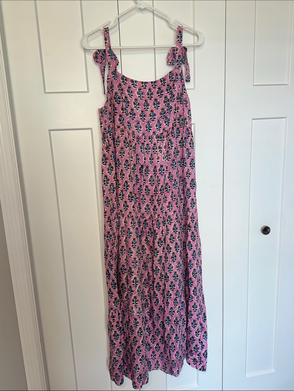 Emerson Fry Sara Tier Dress - Day Flowers Aurora Pink